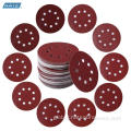 Red Sanding Disc OEM Round Abrasive Sand Paper Disc Sanding Disc Factory